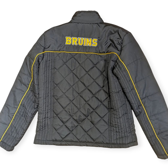 Boston Bruins NHL Quilted Puffer Jacket Women's Small - Picture 2 of 11
